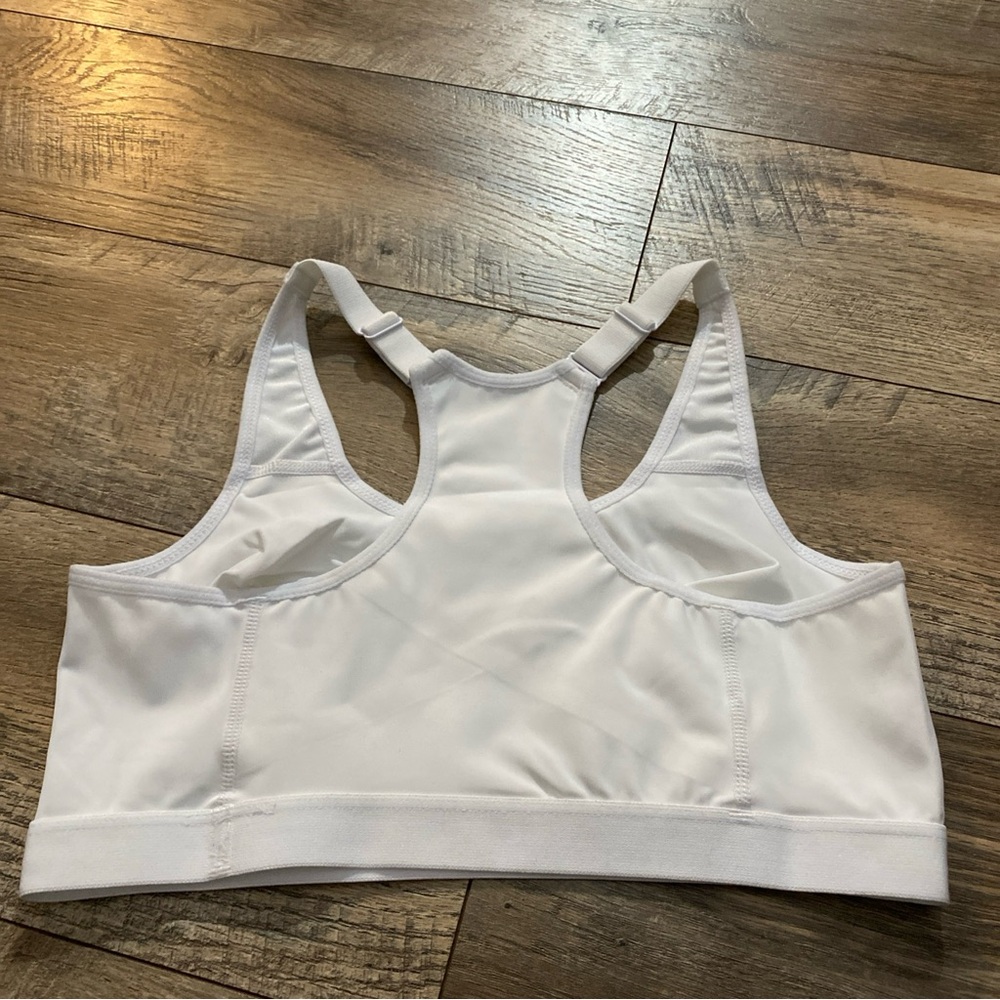 Ruby Ribbon White Sports Bra - Picture 4 of 6